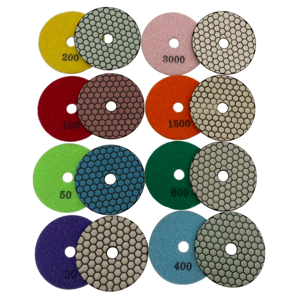 Honeycomb Dry Edge Polishing Pads
