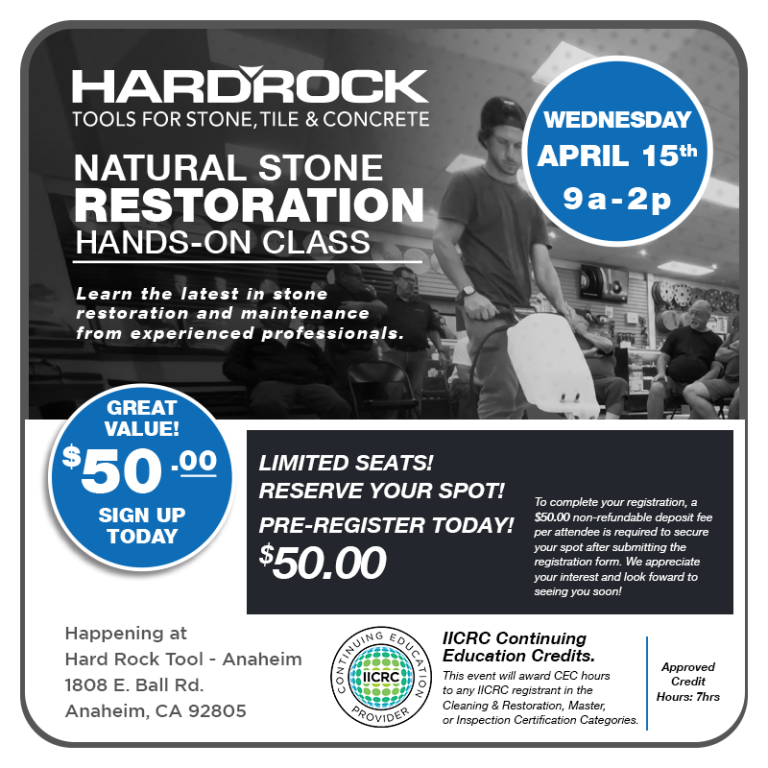 HRT Demos Floor Schedule 2026 April